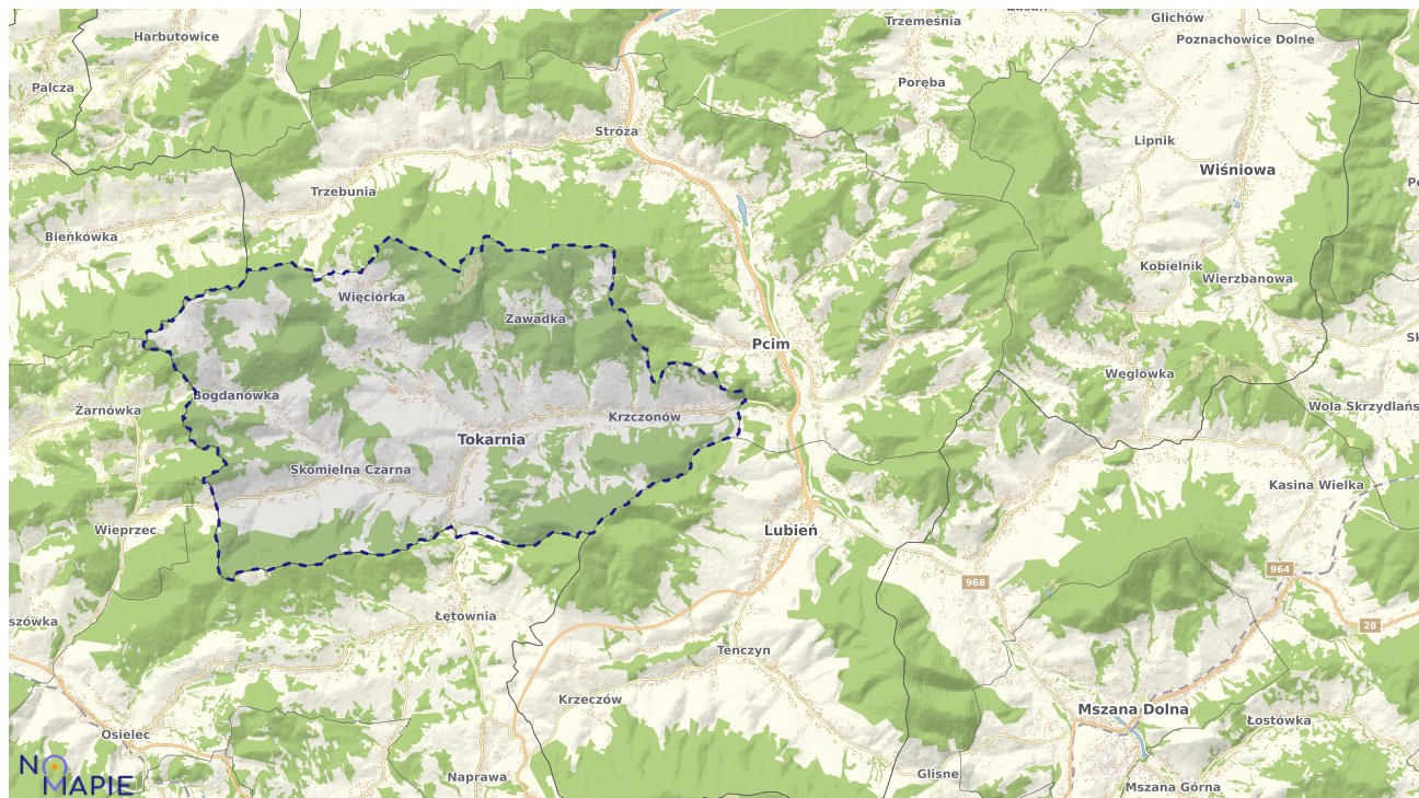 Mapa Geoportal Tokarnia